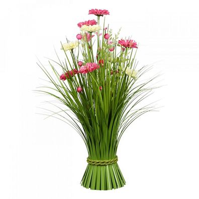 Casablanca Kunstpflanze Fleurs klein grün/ rosa/ weiß 40 cm