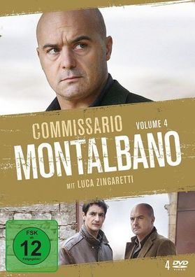 Commissario Montalbano Vol. 04 4x DVD-5 Luca Zingaretti Peppino Maz