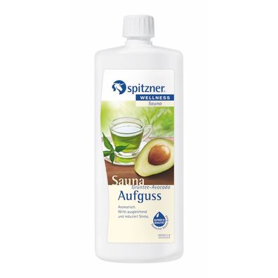 Spitzner Saunaaufguss Grüntee Avocado 1 Liter (1000 ml) Konzentrat 8850075