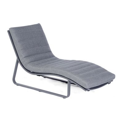 Sonnenpartner Lounge-Liege Cloud Aluminium anthrazit mit Auflage Relaxsessel Gartenl