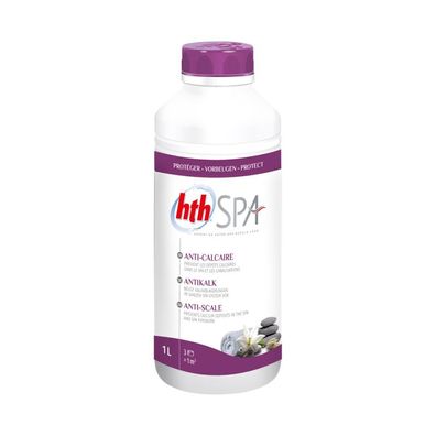 hth Spa Antikalk 1 L (1000 ml) Anti-Kalk gegen kalkhaltige Ablagerungen für Whirlpoo