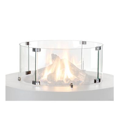 Happy Cocooning Mania Glasschirm für Feuertische Cone/ Bowl 54x20x31 cm Glasumrandung