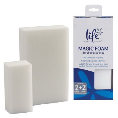 Life Magic Foam Scrub Sponges 4x Reinigungsschwämme Set Reinigungsschwamm für Whirlp