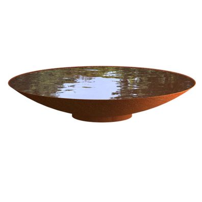 Adezz Wasserschale rund Corten-Stahl Rost braun/ orange Wasserspiel verschiedene Größ
