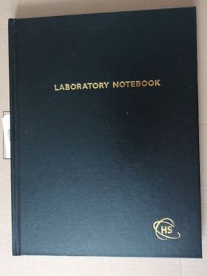 Laboratory Notebook/ Labornotizbuch, DIN A4