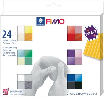 FIMO EFFECT Modelliermasse-Set 24er Set