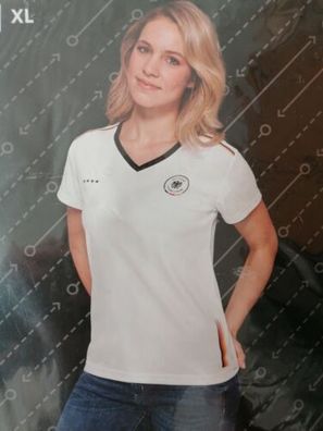 DFB Damen Fan T-Shirt Weiß XL Fußball Bund Deutschland Nationalmannschaft