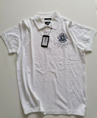 Otto Kern Polo Shirt Weiß L Herren White Sommer Top Marke (Gr. L)