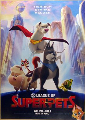 DC League of Super-Pets - Original Kinoplakat A1 - Hauptmotiv - Filmposter