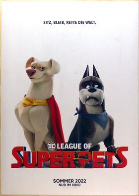DC League of Super-Pets - Original Kinoplakat A1 - Teasermotiv - Filmposter