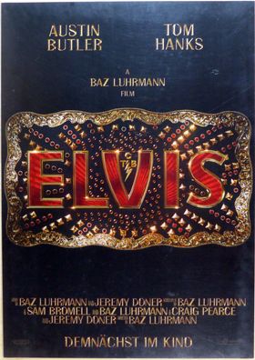 Elvis - Original Kinoplakat A1 - Teasermotiv - Austin Butler, Tom Hanks - Filmposter