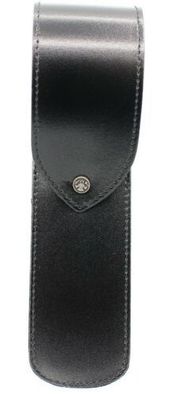 DOVO 9022011 ETUI mit Druckknopf in schwarz für Shavetten und Rasiermesser