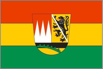 Aufkleber Landkreis Soltau-Fallingbostel Flagge Fahne 8 x 5 cm Autoaufkleber 
