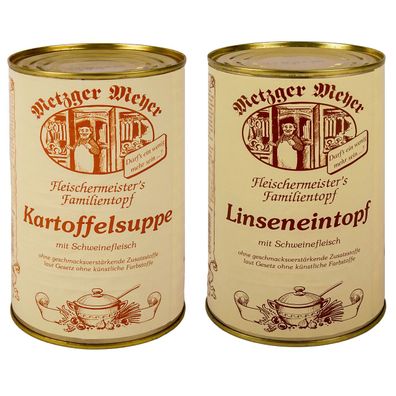Suppen Mix G 4er 8x1200ml Metzger Meyer Konserven
