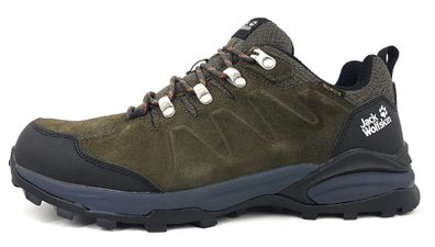 Jack Wolfskin Sportschuhe Herren Outdoorschuhe Wanderschuh Grün Freizeit