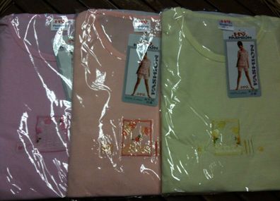 Damen Sommer Schlafanzug Gr. M - XXXL 100% Baumwolle 3Farben mit kurzer Hose