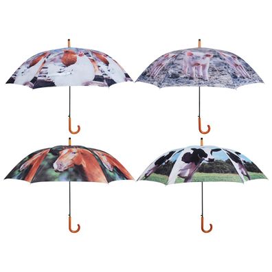 Stockschirm Schirm Esschert Design Regen Bauernhoftiere 4 Modelle TP 137