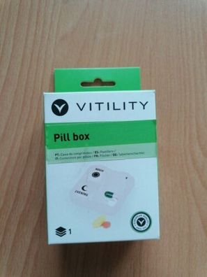 Vitility Pillendose Pillbox Pill Box Medikamentenbox Tablettenschachtel