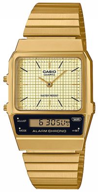Casio Uhr Vintage Armbanduhr AQ-800EG-9AEF AnaDigi Uhr