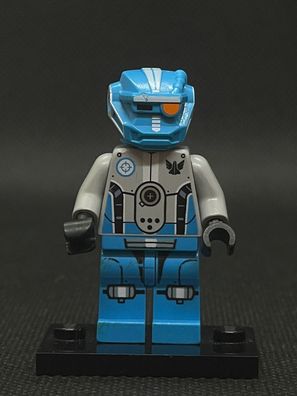 LEGO® Minifigur Dark Azure Robot Sidekick, GS007, Galaxy Squad, sehr gut