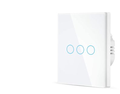 Wifi wall touch switch kein neutraler kabel erforderlich schalter 1 2 3 gang 220v