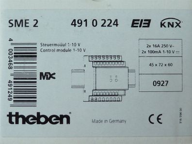 Theben SME2 Steuermodul 1-10V 4910224