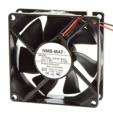 NMB-MAT 7 3110RL-05W-B40 24 Volt 0,12A 80x80x25mm