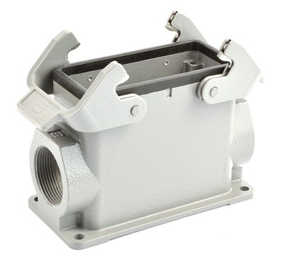 Harting Han 16B-asg2-QB-M32 Sockelgehäuse hoch B16 2x M32 19300160272