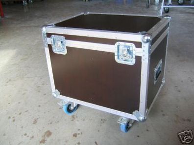 Flightcase Kabelcase Case Kabelkiste mit Blue Wheels