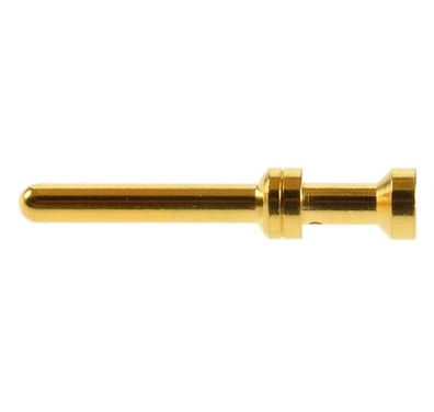 Grundpreis 1,69€/ Stk.) 100 Stück Harting HAN E Stiftkontakt gold 1,0mm² 09330006118