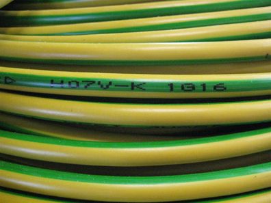 1m H07V-K Litze 50mm² gelb-grün Aderleitung Meterware