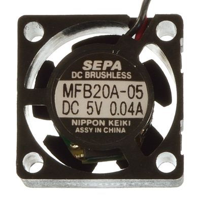 Sepa MFB20A-05 Lüfter 20x20mm 5VDC 0,06A 3 Leiter Anschluß