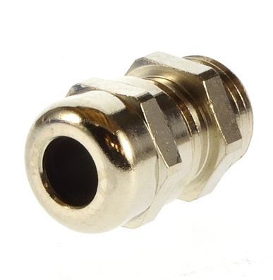 Kabelverschraubung Messing PG9 Klemmbereich 5-7,5mm