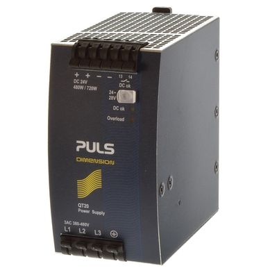 Puls QT20.241 DC Stromversorgung In 3AC 380-480 V / Out DC 24-28V /20A