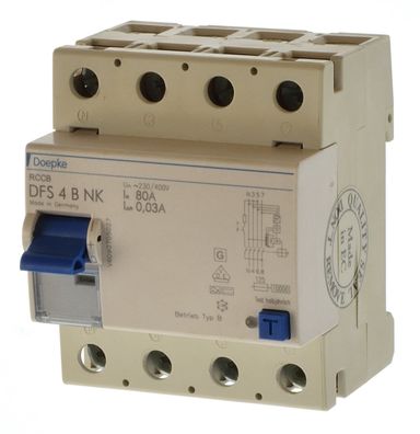 Doepke DFS4B NK 80-4/0,03-B Fi Schalter allstrom sensitiv 09154995