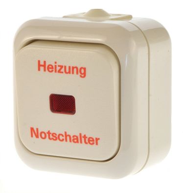 Busch-Jaeger 2601/1 Schalter Heizung 1polig aus