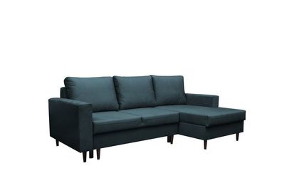 FURNIX Ecksofa TOVI Polstercouch mit Schlaffunktion und 2 x Bettkästen FA37