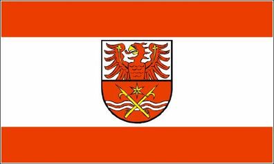 Aufkleber Fahne Flagge Landkreis Märkisch-Oderland in verschiedene Größen