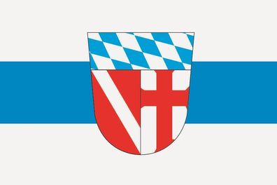Aufkleber Fahne Flagge Landkreis Regensburg in verschiedene Größen