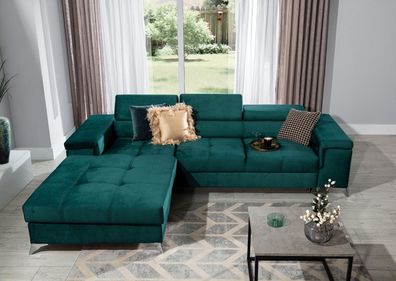 Ricardo Sofa Couch Garnitur Sofa Sofagarnitur mit Schlaffunktion und Bettkasten Wohnl