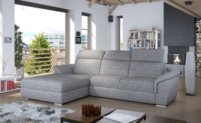 Trevisco Sofa Couch Garnitur Sofagarnitur mit Schlaffunktion und Bettkasten, Wohnland