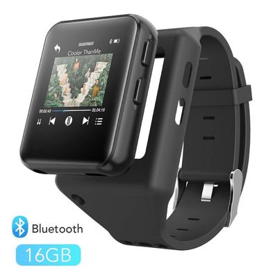 MP4-Player Bluetooth4.2 mit Clip 8 GB / 16 GB Touchscreen, HiFi-Metall-Video-Player