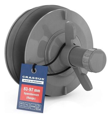 Crassus Schnellverschlussstopfen CSV 90 PVC, Spannber.83-97