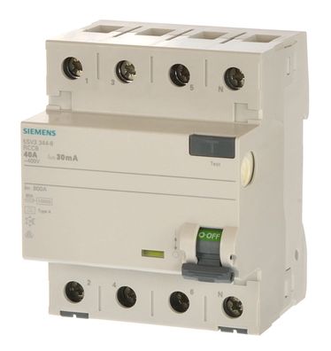 Siemens 5SV3344-6 Fi Schalter 40/0,03 4polig
