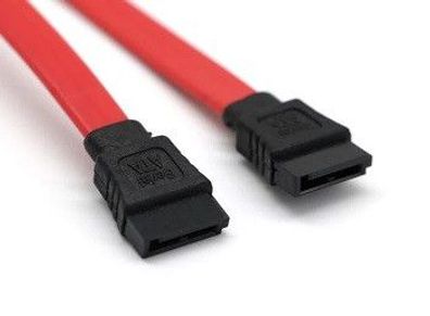 SATA S-ATA Kabel PC Datenkabel HDD Stecker / Stecker Gerade Rot 20cm 0,2m