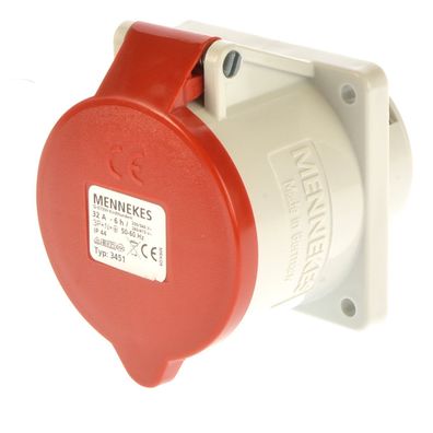 Mennekes 3451 Anbausteckdose 32A 5P 6h ip44 gerade