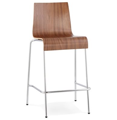 Kokoon&reg; Design-Barhocker COBE 50x54x94 cm, Holz , Nussbaum, 7 kg