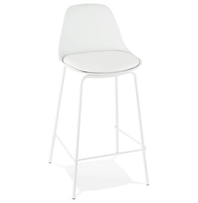 Kokoon&reg; Design-Barhocker ESCAL MINI 41,5x42x86,5 cm, Plastik / Polymer, Weiß, 6,9