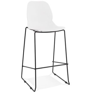 Kokoon&reg; Design-Barhocker ZIGGY 52x51,5x111 cm, Plastik / Polymer, Weiß, 14,62 kg
