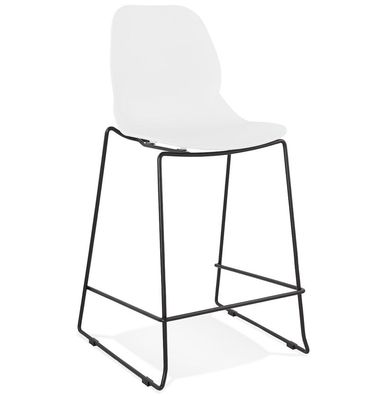 Kokoon&reg; Design-Barhocker ZIGGY MINI 52x51,5x101 cm, Plastik / Polymer, Weiß, 14,2